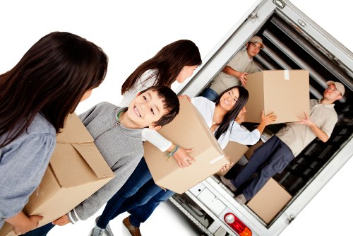 Moving team assisting with a house relocation in Pinner