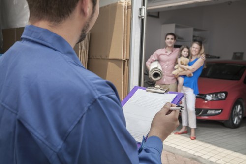 Packing and loading furniture for a house move in Pinner