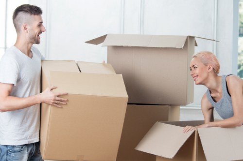 Flat move with careful handling on stairs in Pinner