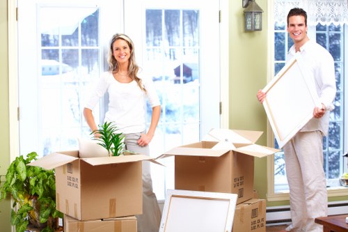 Local removal service preparing for a move in Pinner